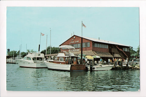 MD, St Michaels - Crab Claw Restaurant - @1989 postcard - w03505