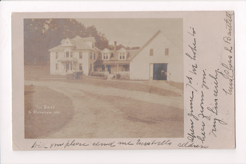 ME, EAST STONEHAM - The Oaks - old convertible car (ONLY Digital Copy Avail) - D07232