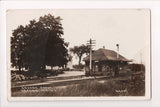 ME, GREENE - Greene Depot, Rail road station, house, cars @1919 (original SOLD) A06902