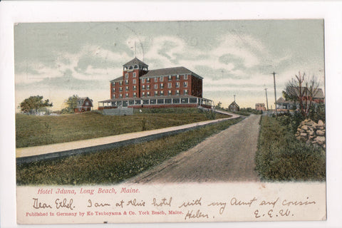 ME, Long Beach - Hotel Jduna or Hotel Iduna - @1906 postcard - R01014