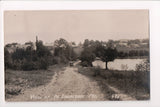 ME, N Shapleigh - Dirt road with Model T type vehicle, Mail truck? - RPPC - A122