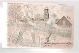 Greetings - Misc - Hold to Light HTL Magic Postcard - Meteor - B18089