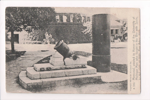 MI, Ann Arbor - memorial, honor University of Michigan by 1899 class - A17065