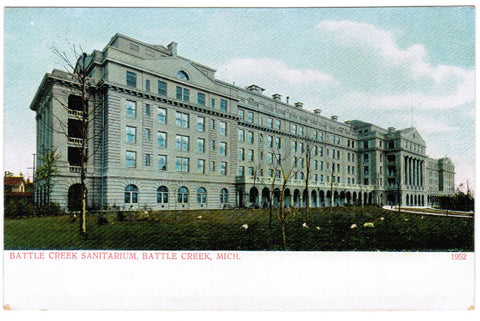 MI, Battle Creek - Sanitarium postcard - D08061