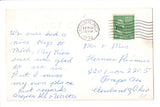 MI, CHARLOTTE - City Hall, Police car with siren on top - 1950 RPPC - G06037