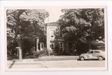 MI, CHARLOTTE - City Hall, Police car with siren on top - 1950 RPPC - G06037