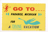 MI, Paradise - Greetings from - Large Letter postcard - B08273