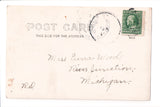 MI, PARMA - Public School - @1910 RPPC postcard - K06131