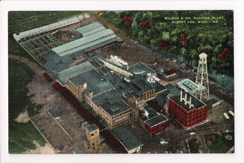 MN, Albert Lea - Wilson and Co Packing Plant aerial view - A04103