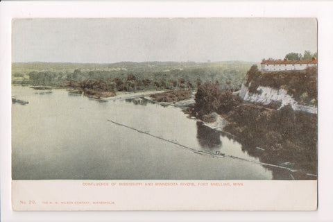MN, Fort Snelling - Confluence of Rivers, H W Wilson - A12110