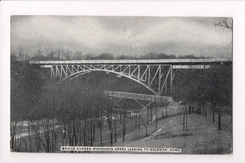 MN, Minneapolis - Bridge across Minnehaha Creek, to Soldiers Home - w01151