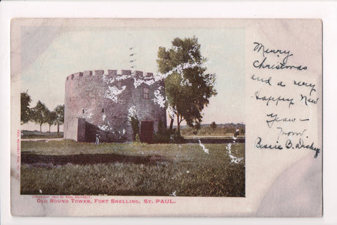 MN, St Paul - Fort Snelling, Old Round Tower - @1903 - J03325 **DAMAGED / AS IS*