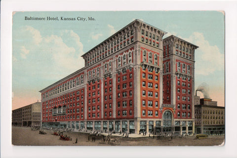 MO, Kansas City - Baltimore Hotel postcard - 801068