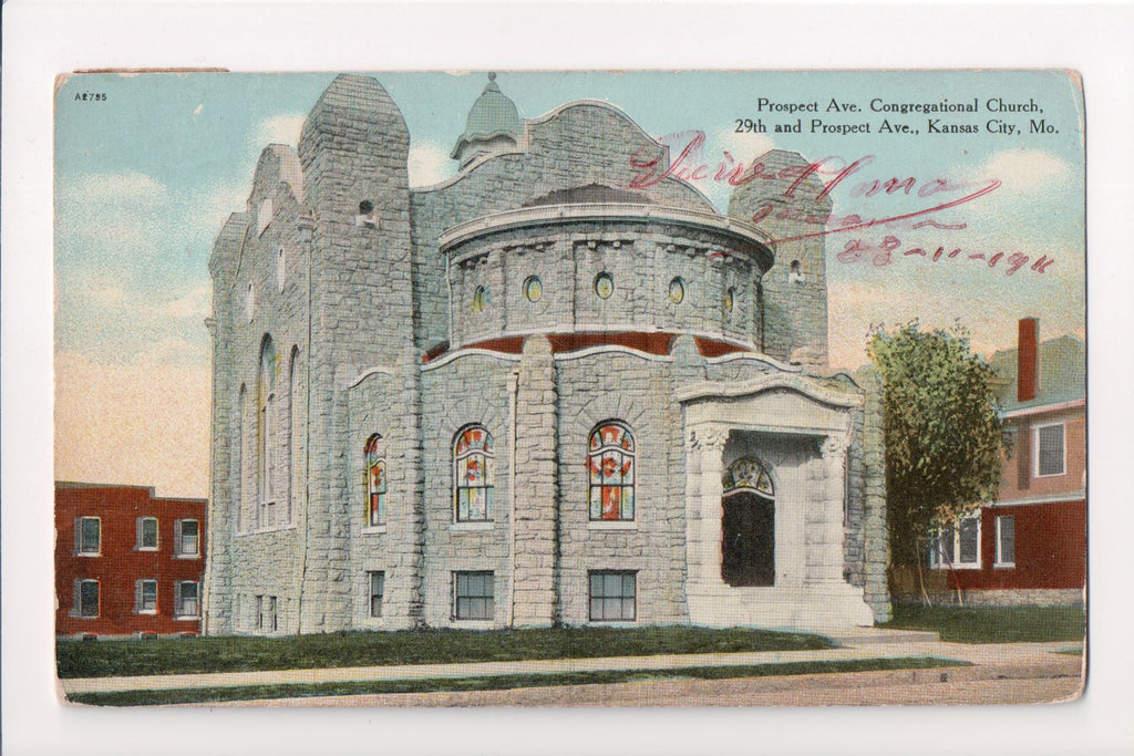 MO, Kansas City - Prospect Ave Congregational Church - A07077
