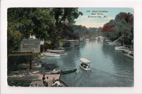 MO, Kansas City - Blue River, Boat Landing - C08232