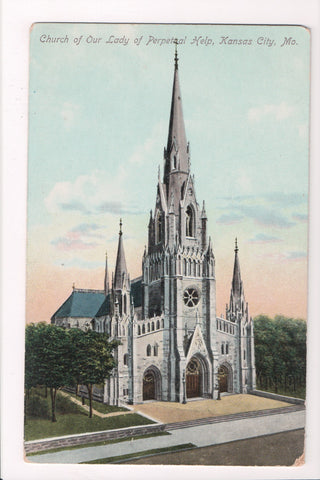 MO, Kansas City - Church of Our Lady of Perpetual Help postcard - C17385