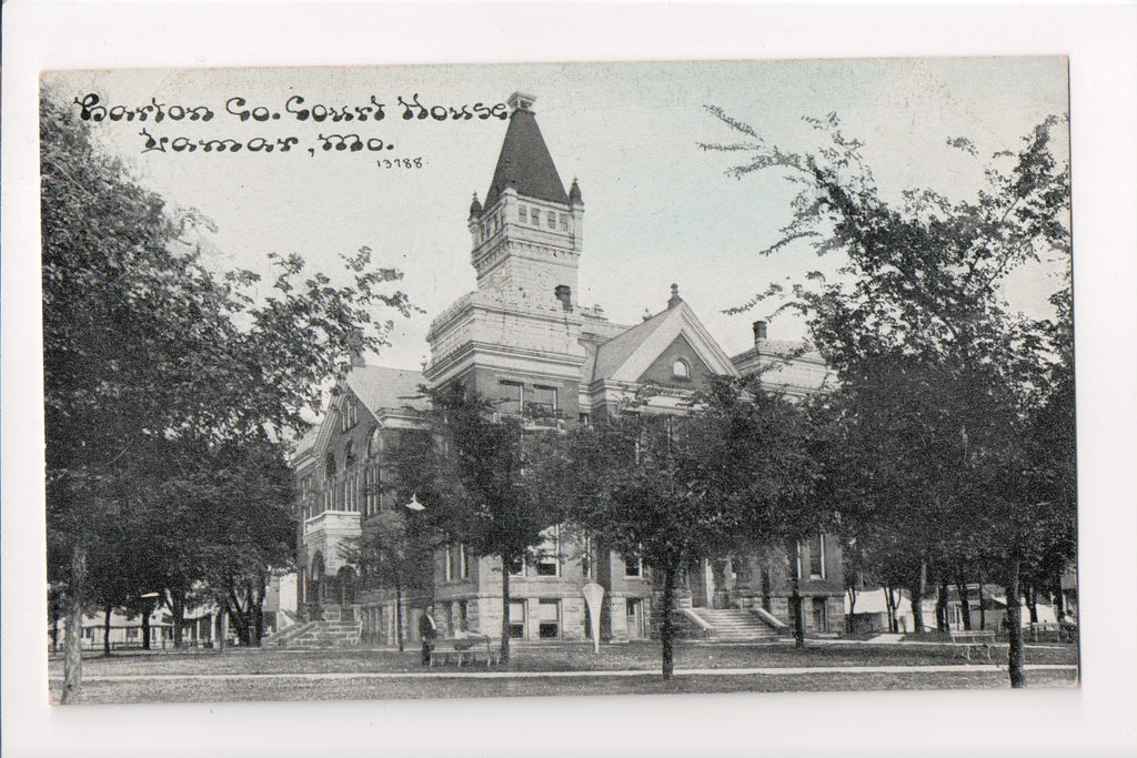 MO, Lamar - Court House, Barton County - C08024