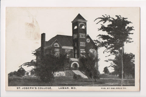 MO, Lamar - St Josephs College postcard - C08231