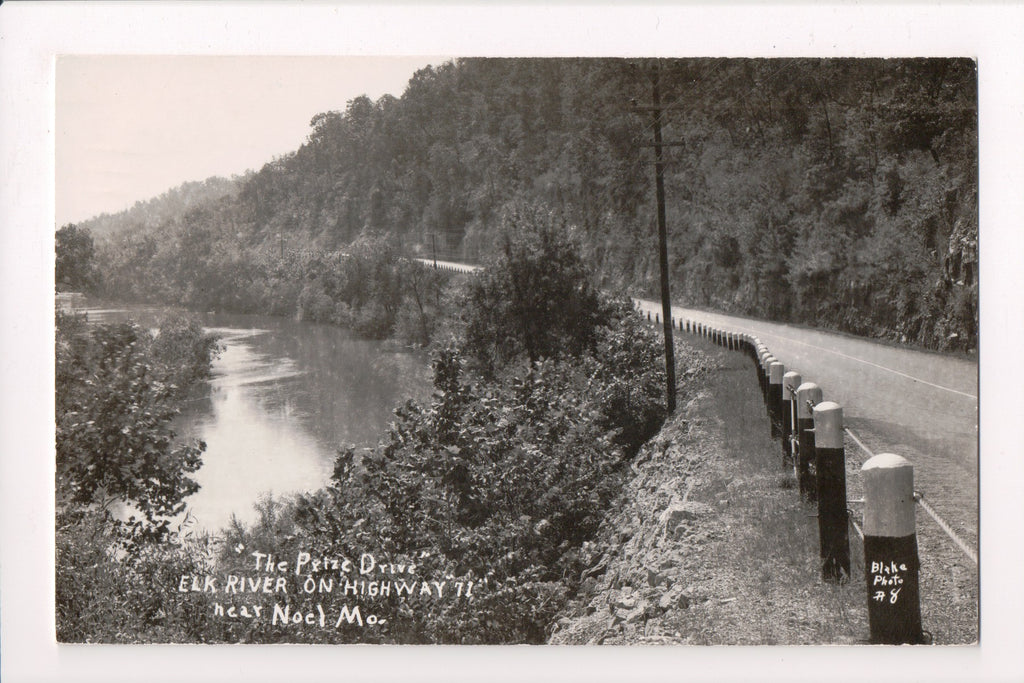 MO, NOEL - Prize Drive, Elk River, Highway 71 - @1950 RPPC - w02411