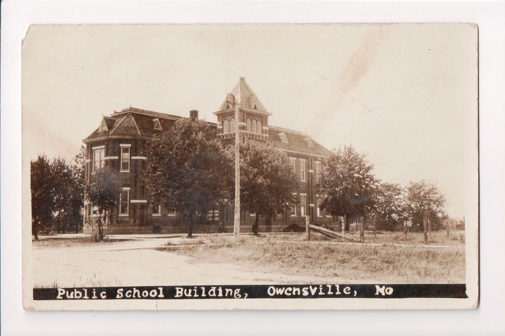 MO, Owensville - Public School Building - RPPC - SL2212