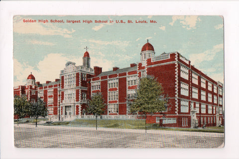 MO, St Louis - Soldan High School - @1913 postcard - C17315
