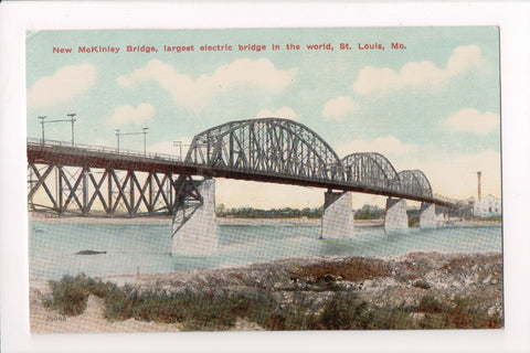 MO, St Louis - McKinley Bridge (new), largest electric bridge in world - H04102