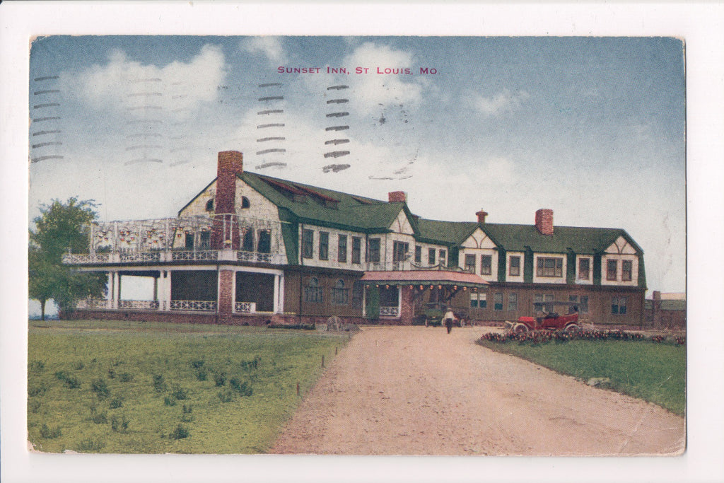 MO, St Louis - Sunset Inn - @1918 vintage postcard - w04634