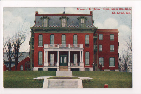 MO, St Louis - Masonic Orphans Home, Main Building - @1910 - w05250
