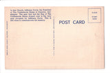 MS, Biloxi - Church of the Redeemer - postcard of the interior - J04145