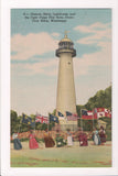 MS, Biloxi - Light House, Lighthouse - ladies holding 8 flags - w04597