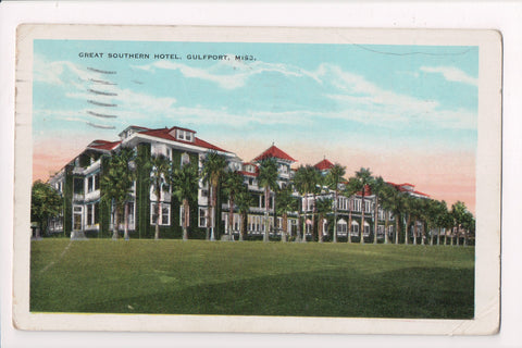 MS, Gulfport - Great Southern Hotel - @1933 postcard - D04078