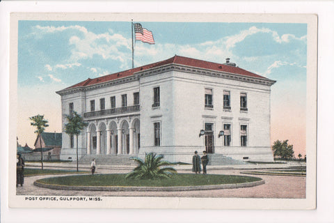 MS, Gulfport - Post Office / PO - postcard - S01334