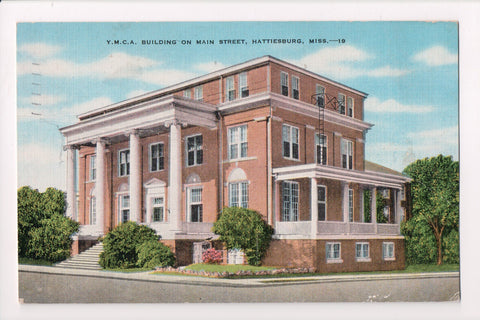 MS, Hattiesburg - YMCA - @1944 postcard - w00827