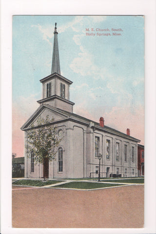 MS, Holly Springs - M E Church, vintage postcard - E10234