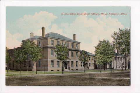 MS, Holly Springs - Mississippi Synodical College, vintage postcard - E10256