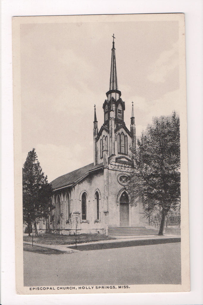 MS, Holly Springs - Episcopal Church postcard - E10264