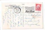MS, Jackson - Lakeview Motel on Hwy 80 - @1957 postcard - E10421