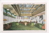 MT, Billings - Northern Hotel Lobby - 1935 Billings cancel - C06356