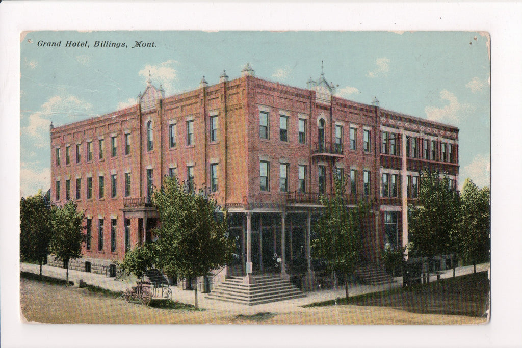 MT, Billings - Grand Hotel postcard - H03234