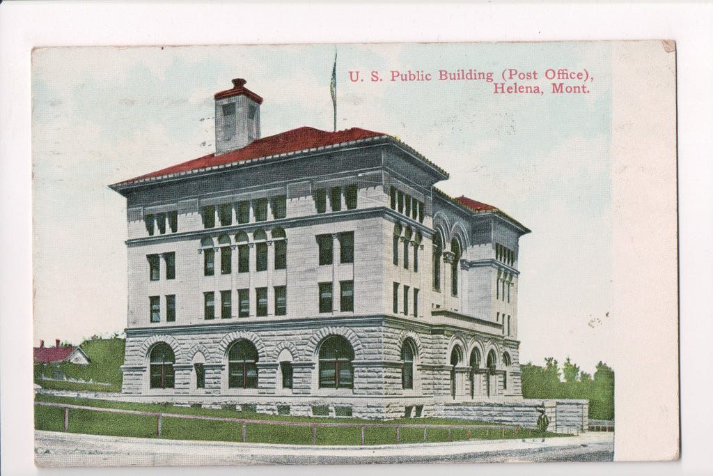 MT, Helena - Post Office, PO, US Public Building - S01365