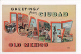 Foreign postcard - Juarez, Mexico - Large Letter postcard - C08579