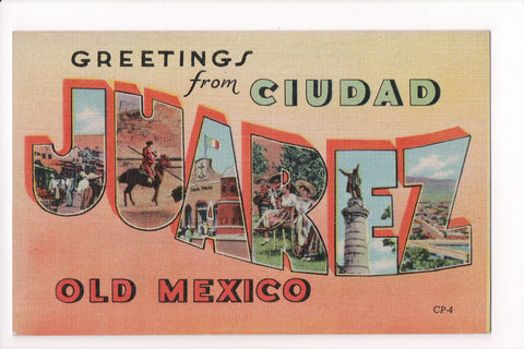 Foreign postcard - JUAREZ, Mexico - Large Letter postcard - C08579