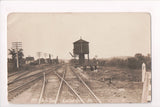 ME, LEEDS JUNCTION - Main Central RR Yard, Water storage - @1915 RPPC - A06907