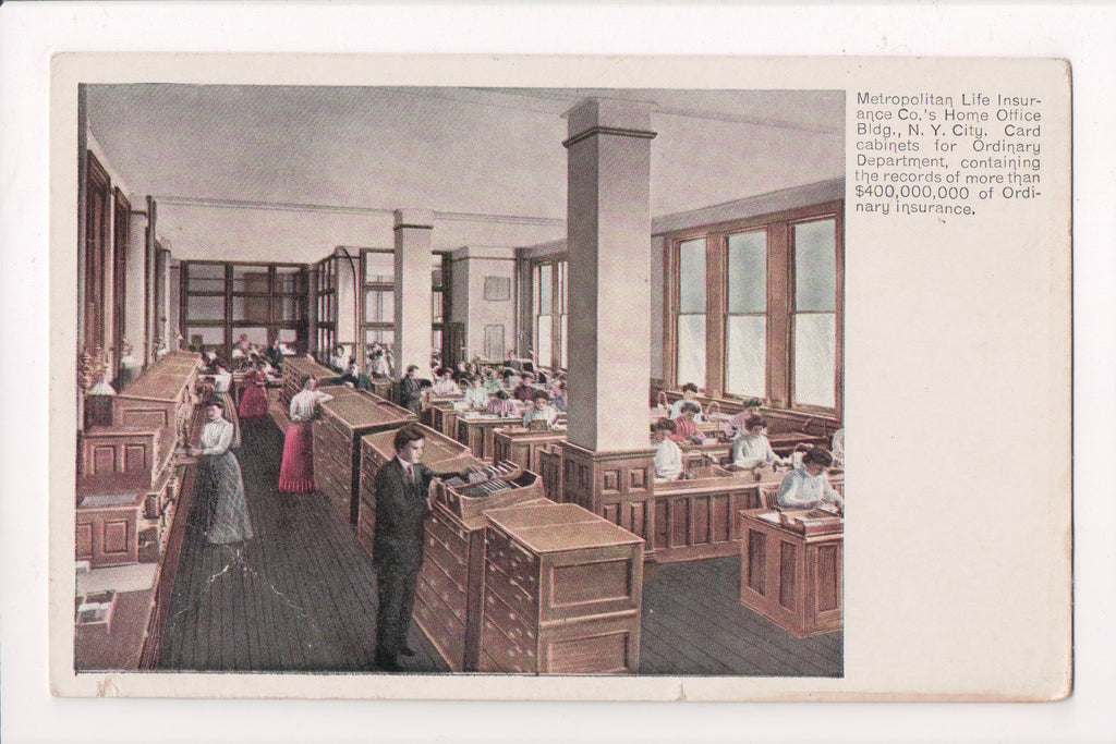 NY, NEW YORK CITY - Metropolitan Life Insurance - complimentary (original SOLD) D17448