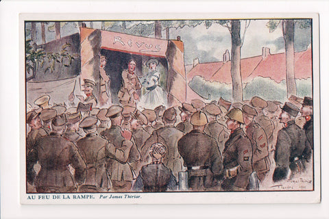 MISC - Military Comic - Au Feu de la Rampe street show - w02212