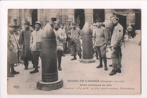 MISC - Military Men, German Shells (stats), army museum - w04667