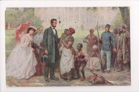 Black Americana - Vintage African American postcard (original SOLD) B17255