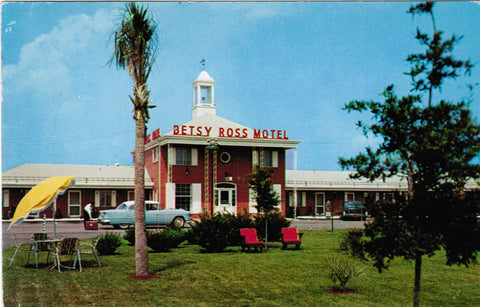 NC, Fayetteville - Betsy Ross Motel postcard - w01052