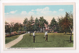 NC, Hendersonville - Park Hill Inn Lawn - golfers - A06053