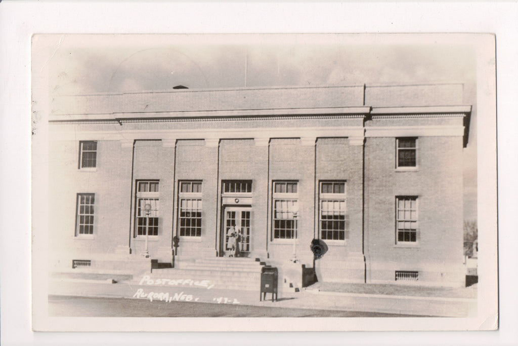 NE, Aurora - Post Office, PO Mail Box RPPC - F11051